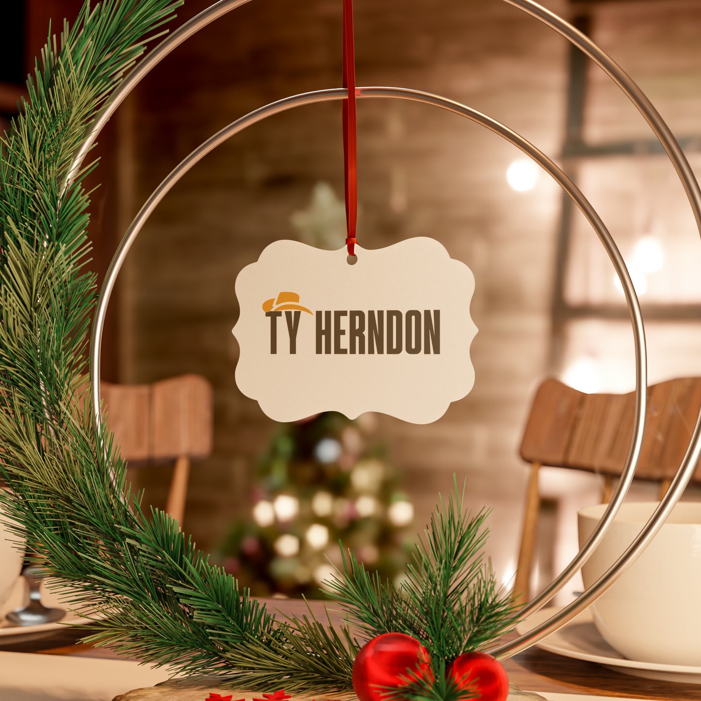 Ty Herndon Cowboy Ornament