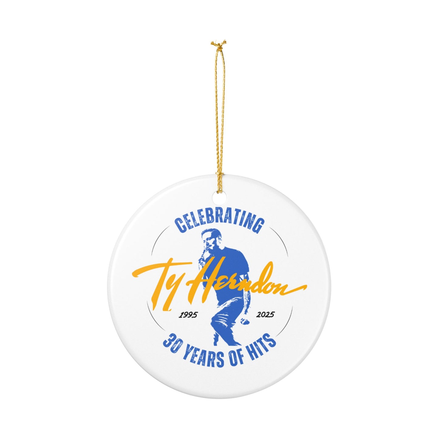 2025 Commemorative Ornament — "Ty Herndon: 30 Years of Hits (1995–2025)"