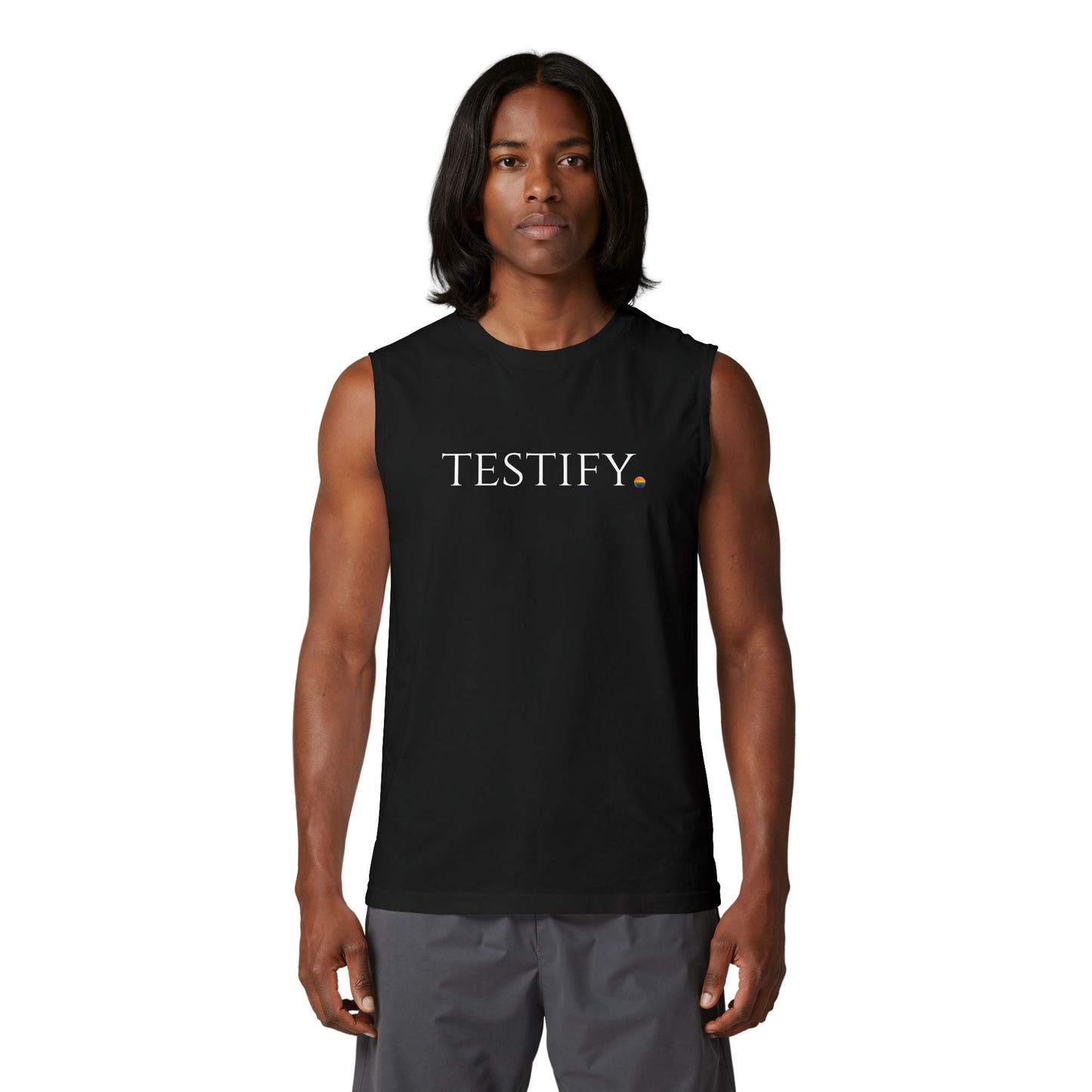 "Testify" Muscle Tank — Pride Edition