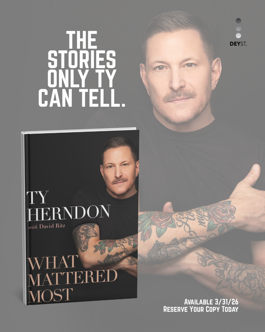 PRE-ORDER | WHAT MATTERED MOST | Hardcover Memoir
