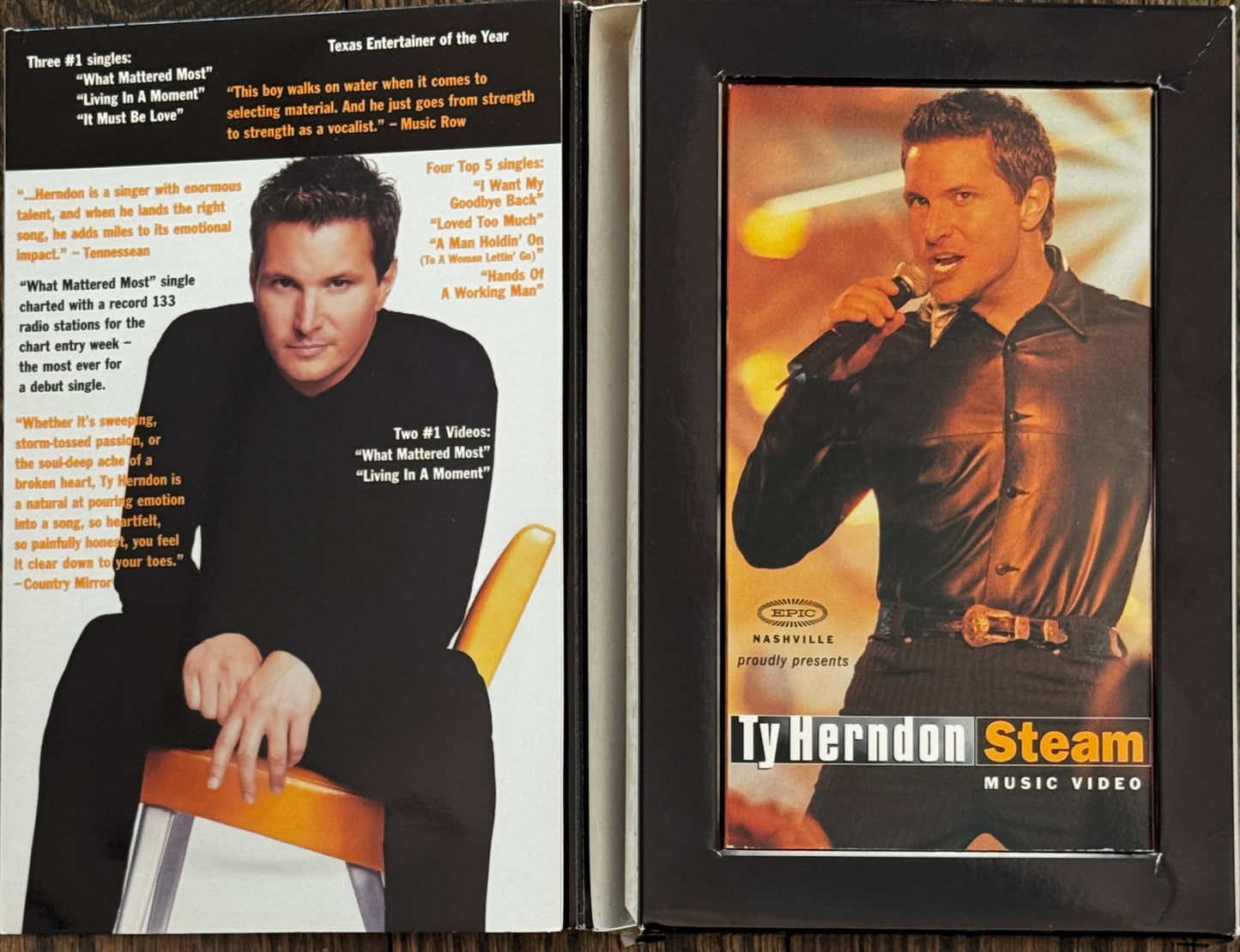 Ultra-Rare Signed "Steam" Industry Media Kit – CD, VHS, & Hits Sampler